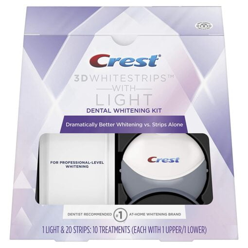 crest 3d whitestrips with light